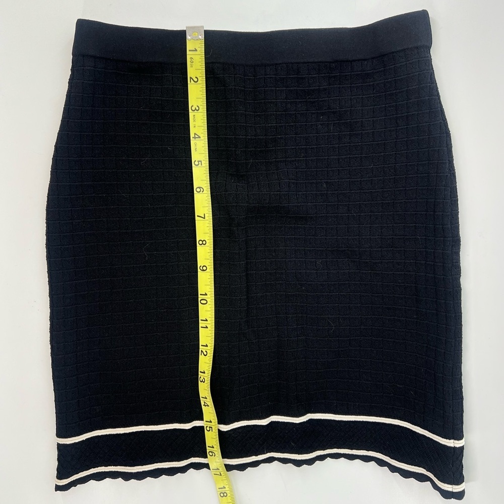 House of Harlow 1960 black knit polo matching set with crop top and skirt small - Picture 9 of 13